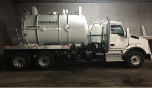 Commercial vacuum truck in South Bend, Indiana